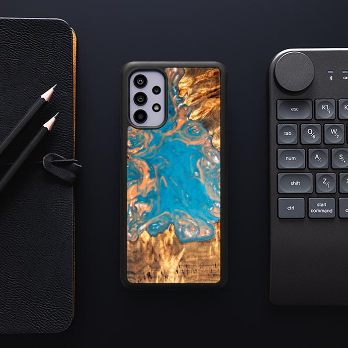 Samsung Galaxy A32 4G Handyhülle aus Harz und Holz - SYNERGY#B22