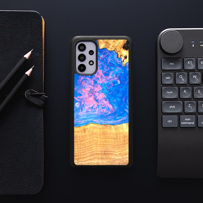 Samsung Galaxy A32 4G Handyhülle aus Harz und Holz - SYNERGY#B23