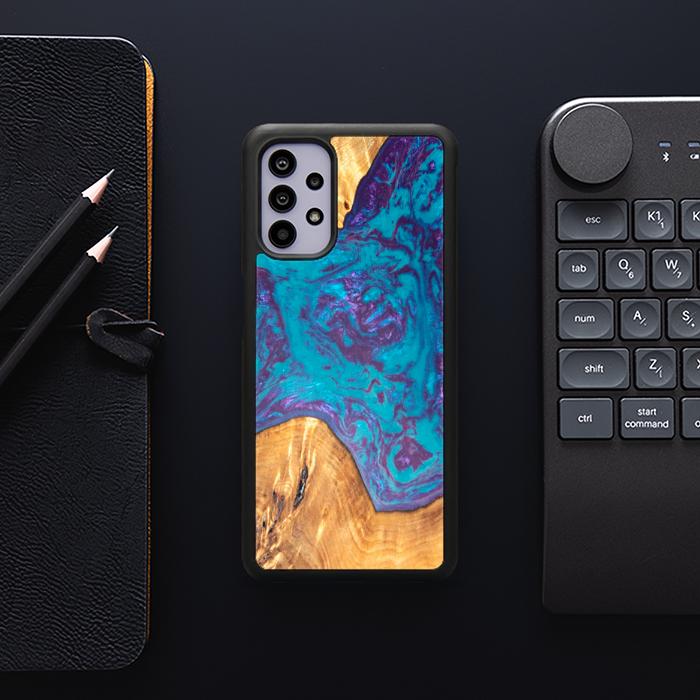 Samsung Galaxy A32 4G Handyhülle aus Harz und Holz - SYNERGY#B25