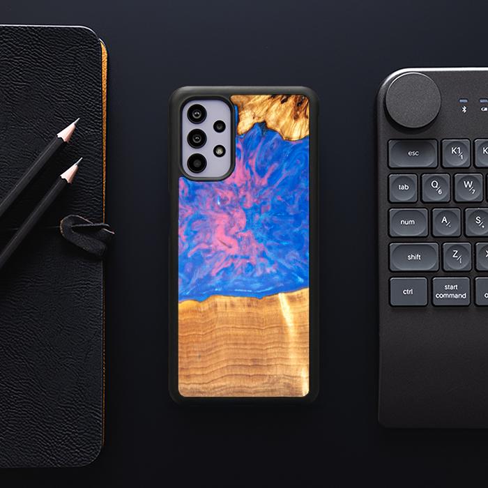 Samsung Galaxy A32 4G Handyhülle aus Harz und Holz - SYNERGY#B29