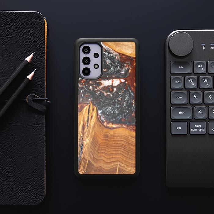 Samsung Galaxy A32 4G Handyhülle aus Harz und Holz - SYNERGY#B37