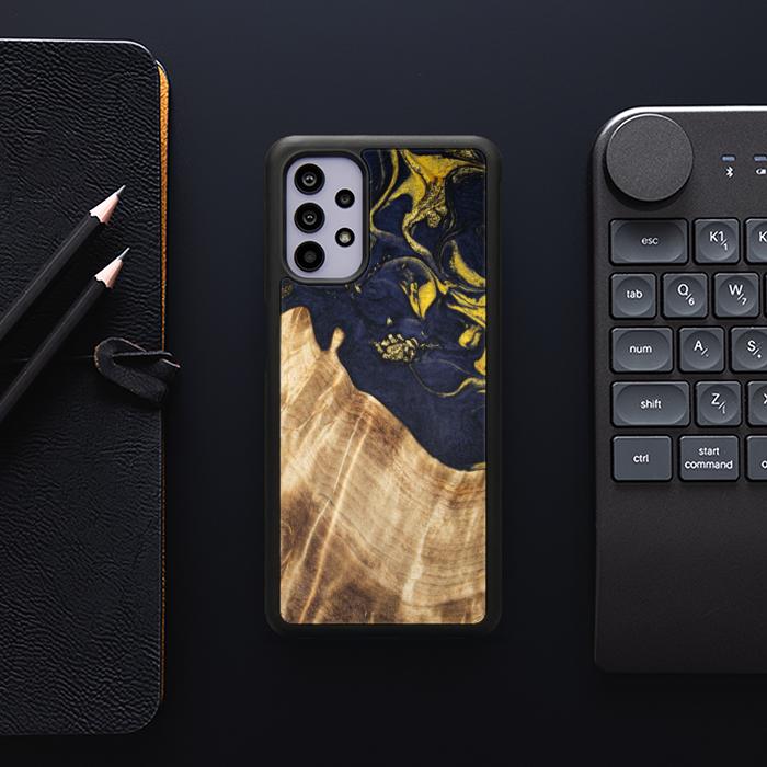 Samsung Galaxy A32 4G Handyhülle aus Harz und Holz - SYNERGY#C26