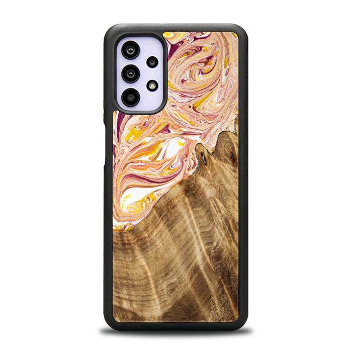 Samsung Galaxy A32 4G Handyhülle aus Harz und Holz - SYNERGY#C48