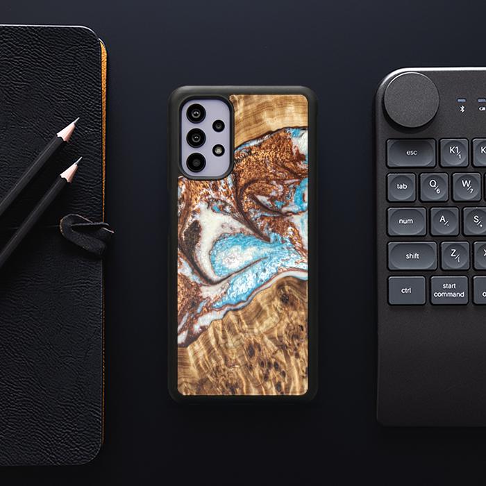 Samsung Galaxy A32 4G Handyhülle aus Harz und Holz - Synergy#B11