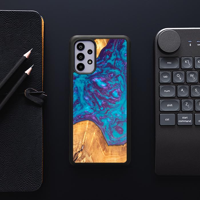 Samsung Galaxy A32 4G Handyhülle aus Harz und Holz - Synergy#B28