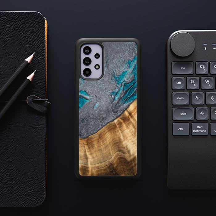 Samsung Galaxy A32 4G Handyhülle aus Harz und Holz - Synergy#C45