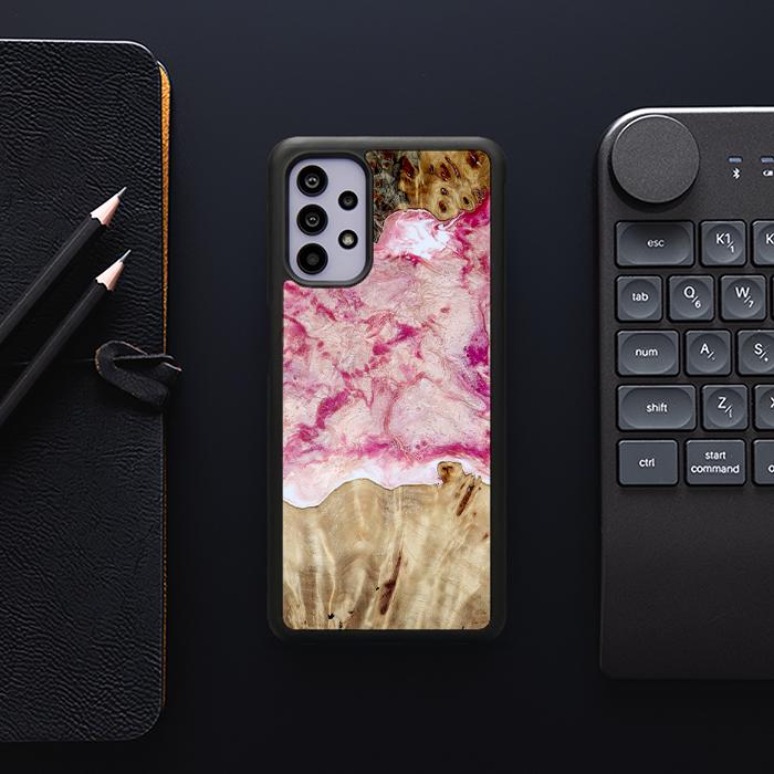 Samsung Galaxy A32 4G Handyhülle aus Harz und Holz - Synergy#D101