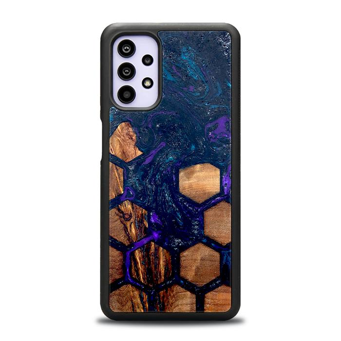 Samsung Galaxy A32 4G Handyhülle aus Harz und Holz - Synergy#D106