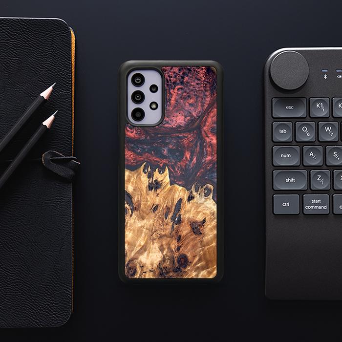 Samsung Galaxy A32 4G Handyhülle aus Harz und Holz - Synergy#D118