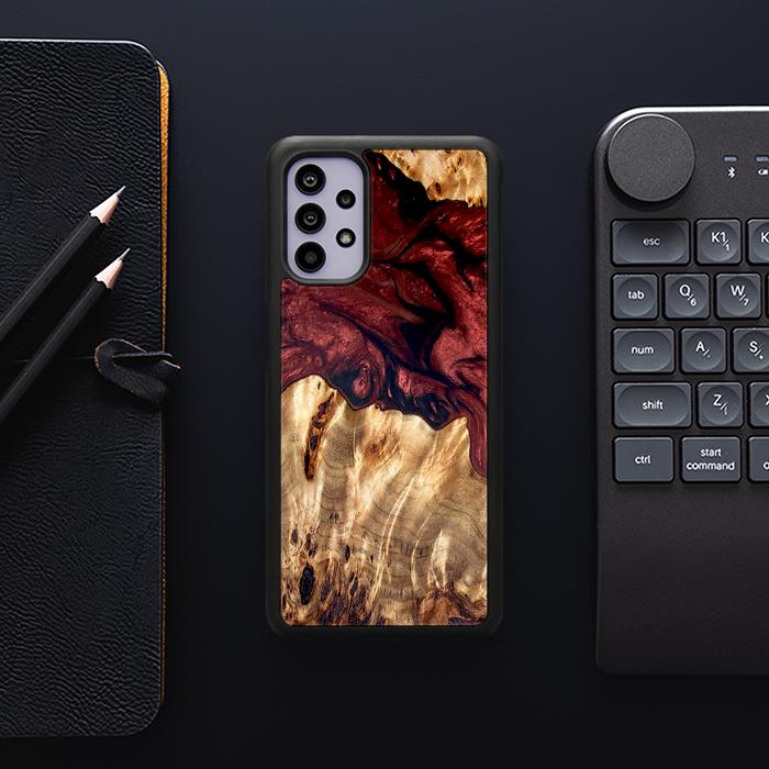 Samsung Galaxy A32 4G Handyhülle aus Harz und Holz - Synergy#D121
