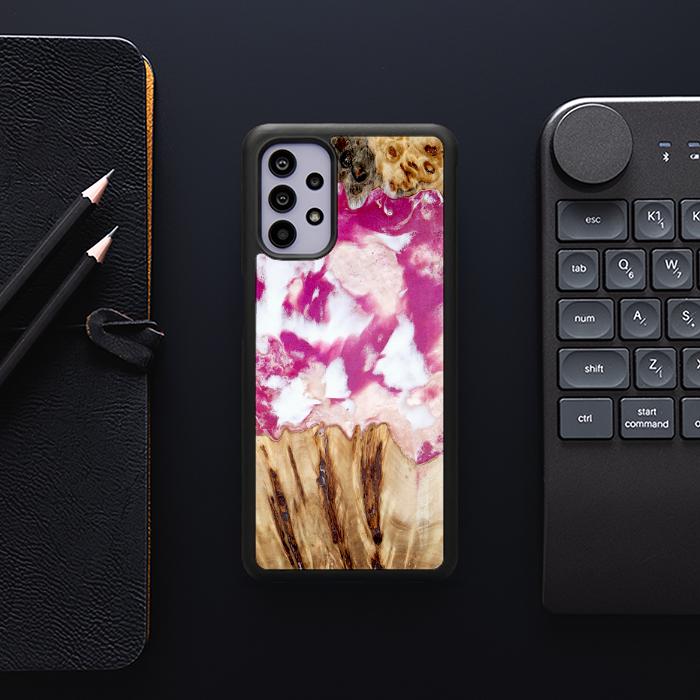 Samsung Galaxy A32 4G Handyhülle aus Harz und Holz - Synergy#D124