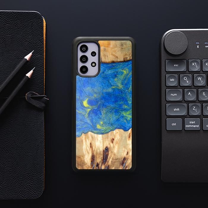 Samsung Galaxy A32 4G Handyhülle aus Harz und Holz - Synergy#D131
