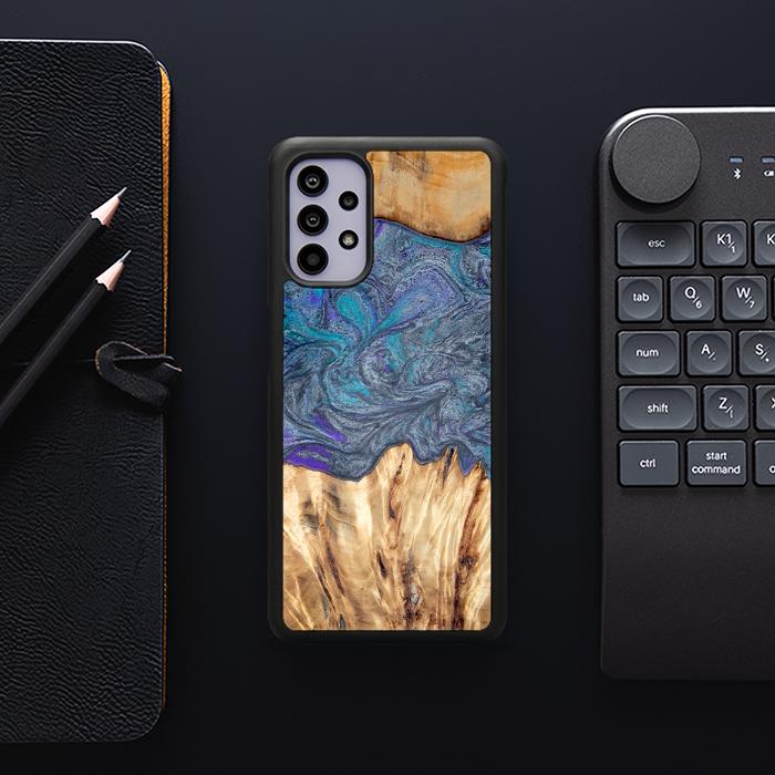 Samsung Galaxy A32 4G Handyhülle aus Harz und Holz - Synergy#D132