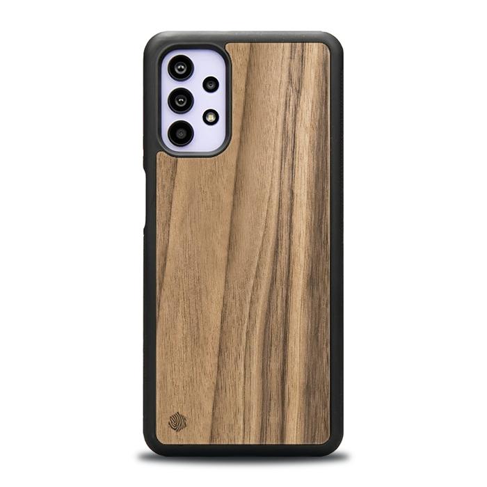 Samsung Galaxy A32 4G Handyhülle aus Holz - Nussbaum
