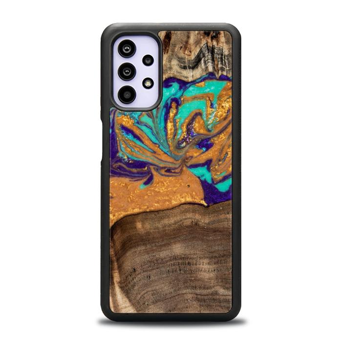 Samsung Galaxy A32 5G Handyhülle aus Harz und Holz - SYNERGY#A122