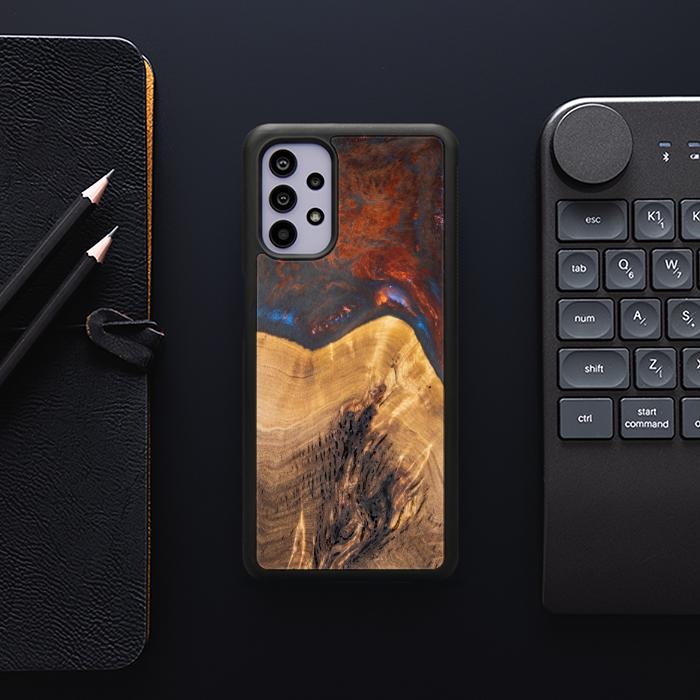 Samsung Galaxy A32 5G Handyhülle aus Harz und Holz - SYNERGY#A21