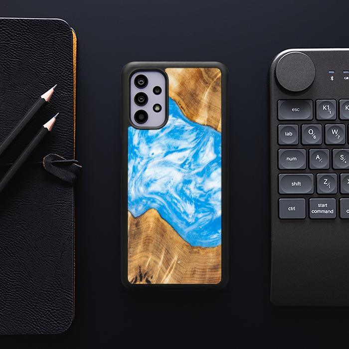 Samsung Galaxy A32 5G Handyhülle aus Harz und Holz - SYNERGY#A28
