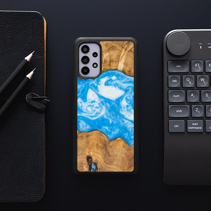Samsung Galaxy A32 5G Handyhülle aus Harz und Holz - SYNERGY#A32