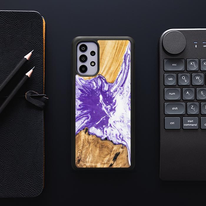 Samsung Galaxy A32 5G Handyhülle aus Harz und Holz - SYNERGY#A79