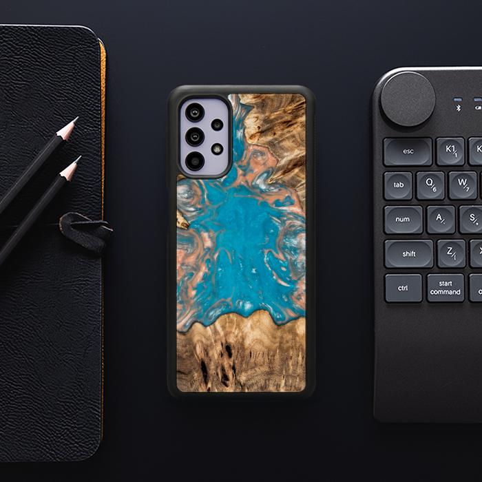 Samsung Galaxy A32 5G Handyhülle aus Harz und Holz - SYNERGY#A97