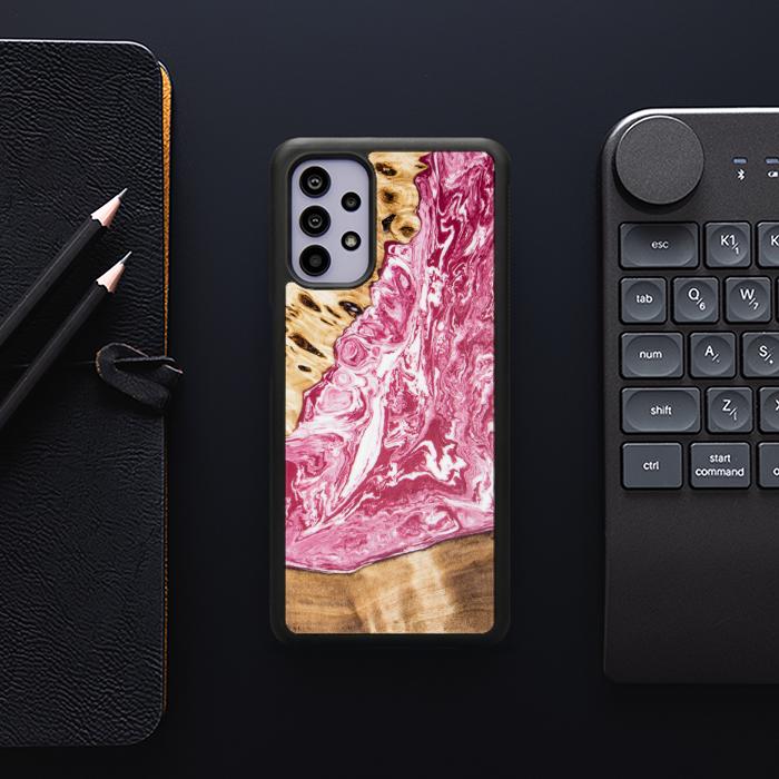 Samsung Galaxy A32 5G Handyhülle aus Harz und Holz - SYNERGY#A99