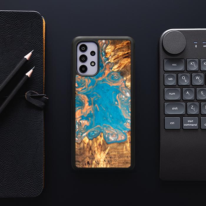 Samsung Galaxy A32 5G Handyhülle aus Harz und Holz - SYNERGY#B22
