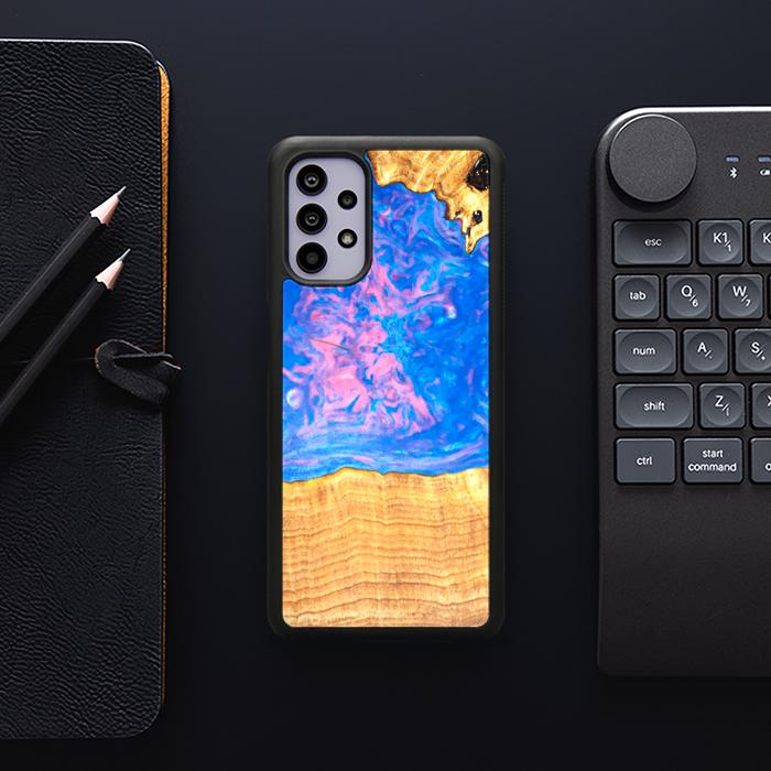 Samsung Galaxy A32 5G Handyhülle aus Harz und Holz - SYNERGY#B23