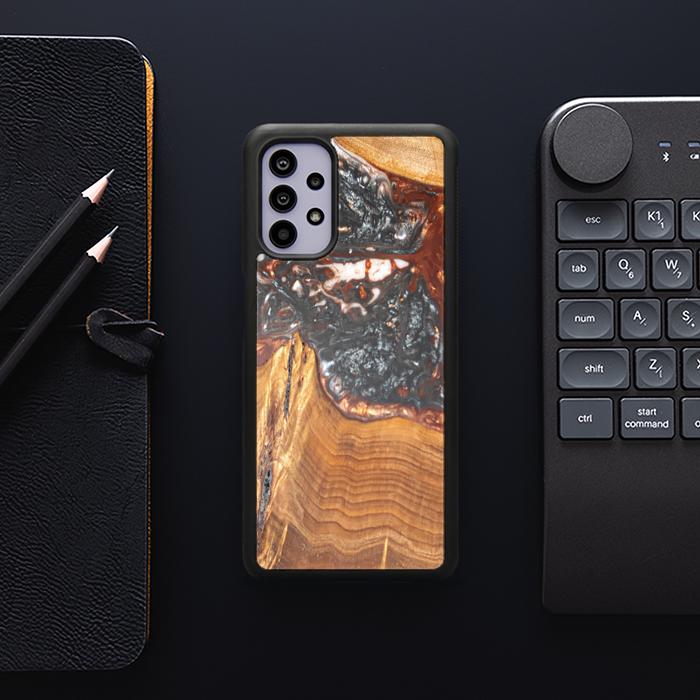 Samsung Galaxy A32 5G Handyhülle aus Harz und Holz - SYNERGY#B37