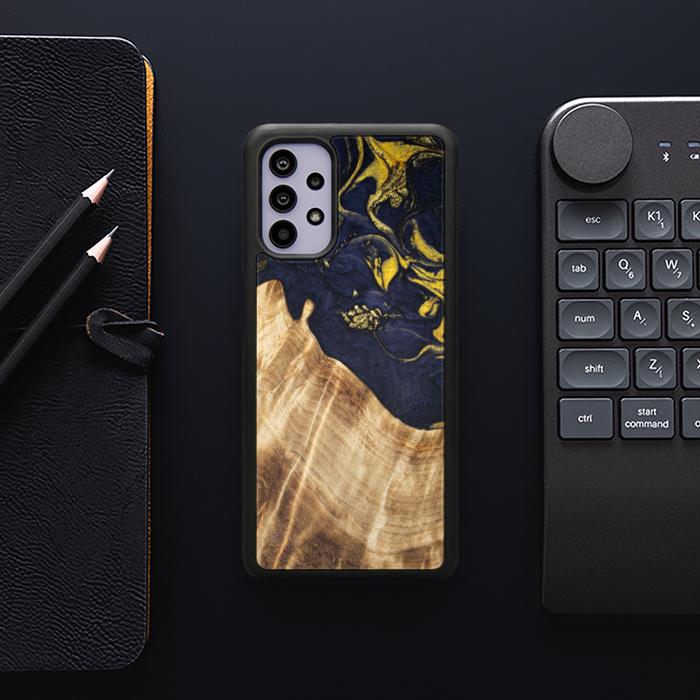Samsung Galaxy A32 5G Handyhülle aus Harz und Holz - SYNERGY#C26