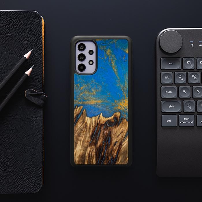 Samsung Galaxy A32 5G Handyhülle aus Harz und Holz - SYNERGY#C43