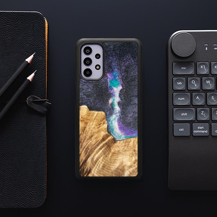 Samsung Galaxy A32 5G Handyhülle aus Harz und Holz - SYNERGY#C7