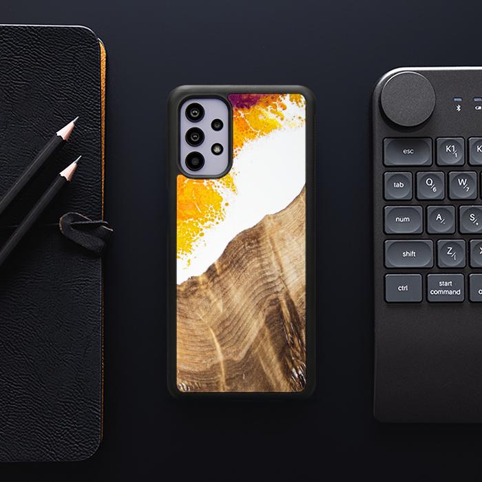 Samsung Galaxy A32 5G Handyhülle aus Harz und Holz - Synergy#C28