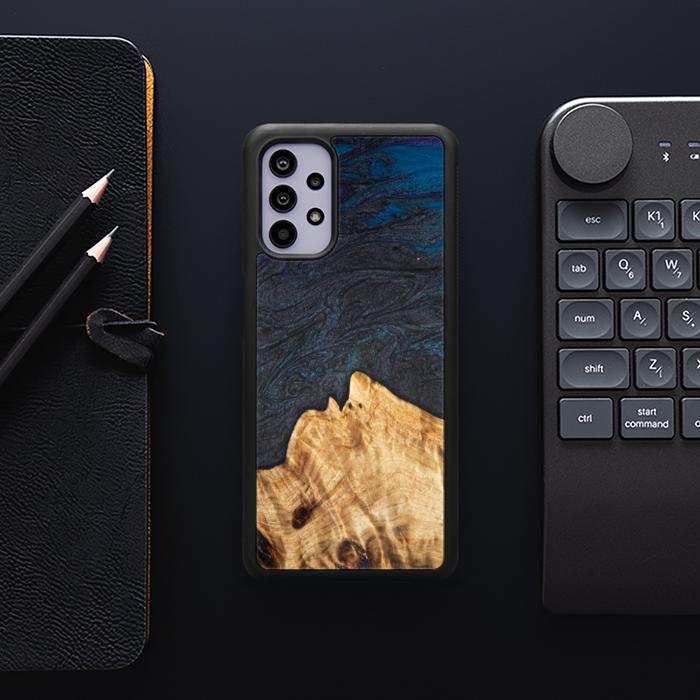 Samsung Galaxy A32 5G Handyhülle aus Harz und Holz - Synergy#C5