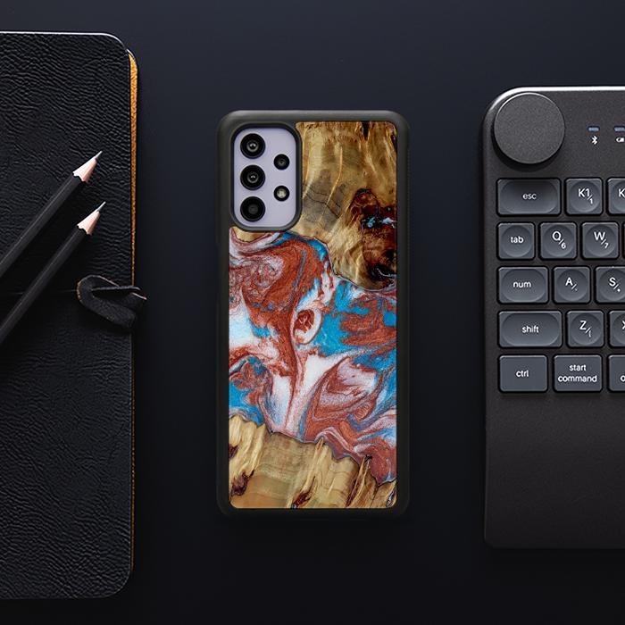 Samsung Galaxy A32 5G Handyhülle aus Harz und Holz - Synergy#D103