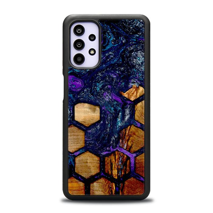 Samsung Galaxy A32 5G Handyhülle aus Harz und Holz - Synergy#D105