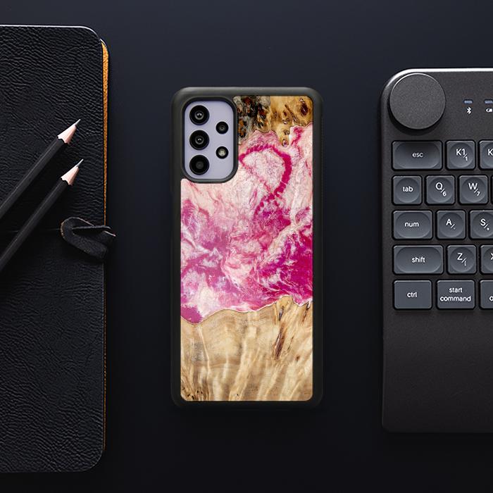 Samsung Galaxy A32 5G Handyhülle aus Harz und Holz - Synergy#D123