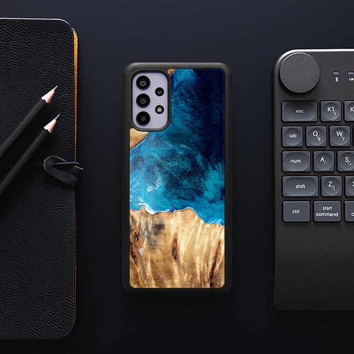 Samsung Galaxy A32 5G Handyhülle aus Harz und Holz - Synergy#D127