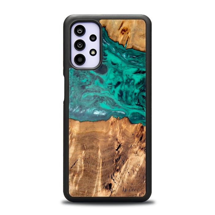 Samsung Galaxy A32 5G Handyhülle aus Harz und Holz - Synergy#D133