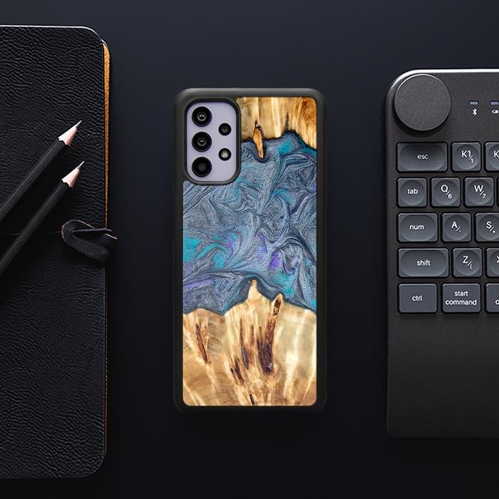 Samsung Galaxy A32 5G Handyhülle aus Harz und Holz - Synergy#D135