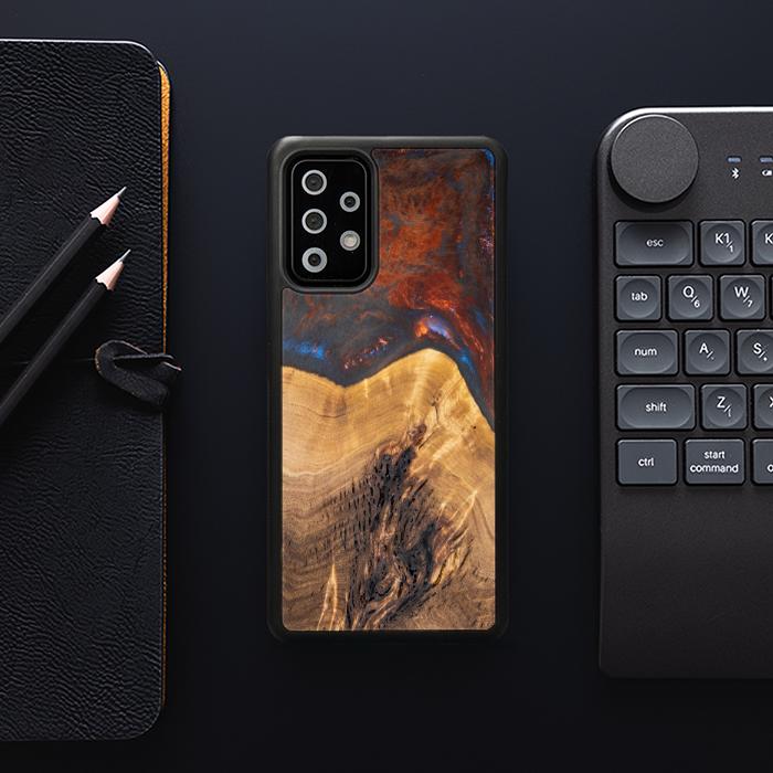 Samsung Galaxy A33 5G Handyhülle aus Harz und Holz - SYNERGY#A21