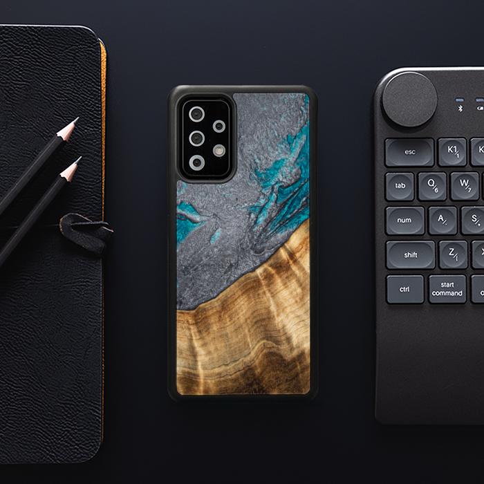 Samsung Galaxy A33 5G Handyhülle aus Harz und Holz - Synergy#C45