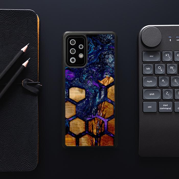 Samsung Galaxy A33 5G Handyhülle aus Harz und Holz - Synergy#D105