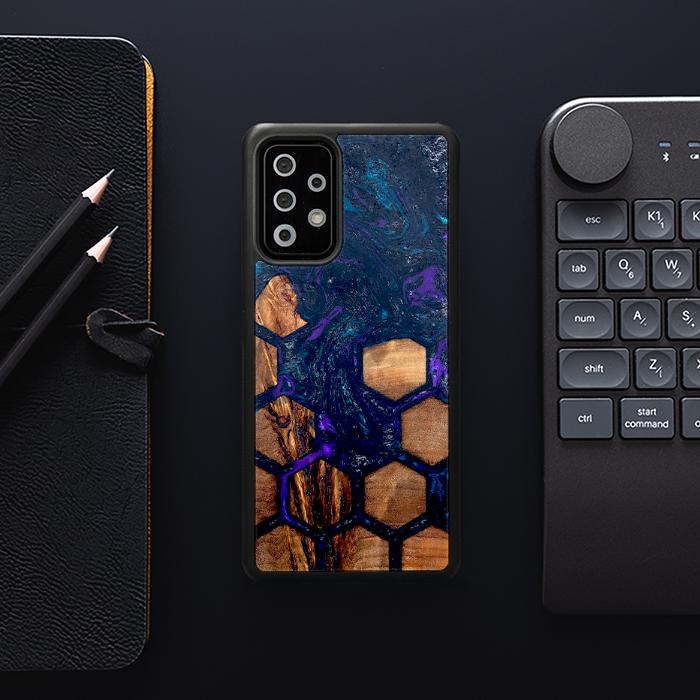 Samsung Galaxy A33 5G Handyhülle aus Harz und Holz - Synergy#D106