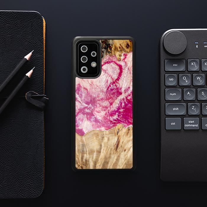 Samsung Galaxy A33 5G Handyhülle aus Harz und Holz - Synergy#D123