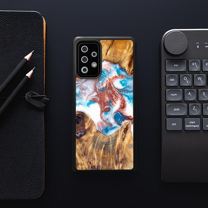 Samsung Galaxy A33 5G Handyhülle aus Harz und Holz - Synergy#D125