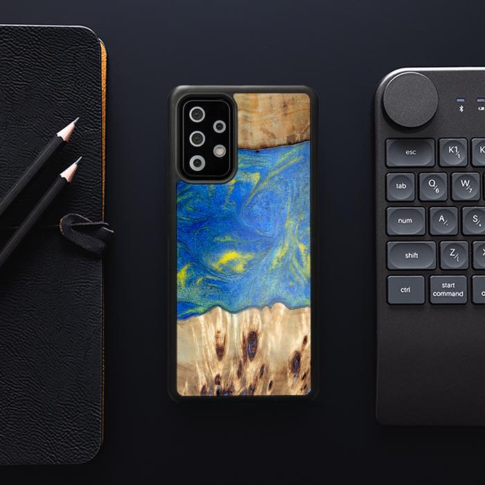 Samsung Galaxy A33 5G Handyhülle aus Harz und Holz - Synergy#D128