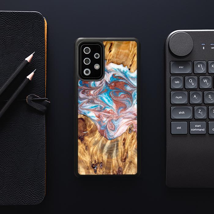 Samsung Galaxy A33 5G Handyhülle aus Harz und Holz - Synergy#D138
