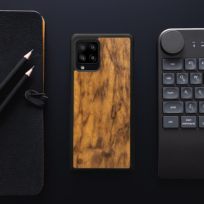Samsung Galaxy A42 5G Handyhülle aus Holz - Imbuia
