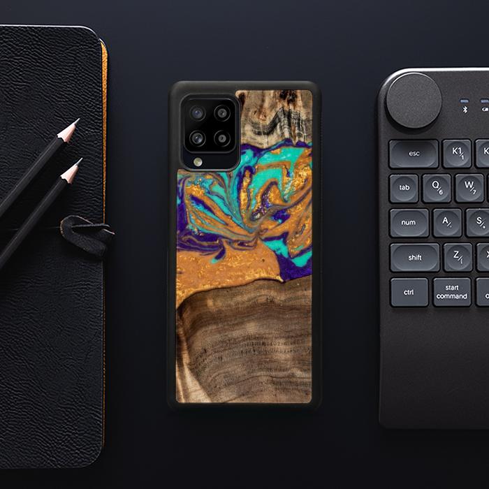 Samsung Galaxy A42 5G Handyhülle aus Harz und Holz - SYNERGY#A122