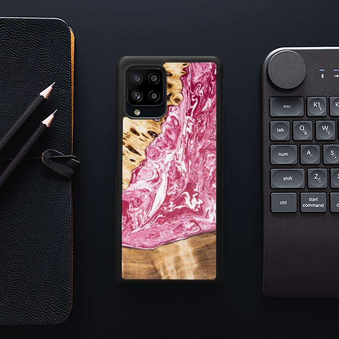 Samsung Galaxy A42 5G Handyhülle aus Harz und Holz - SYNERGY#A99